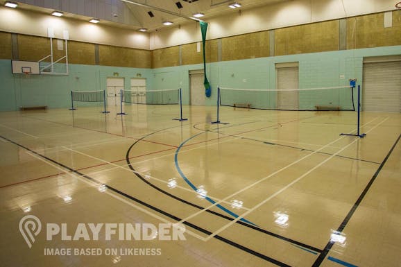 Coombe Wood School Court | Sports hall badminton court