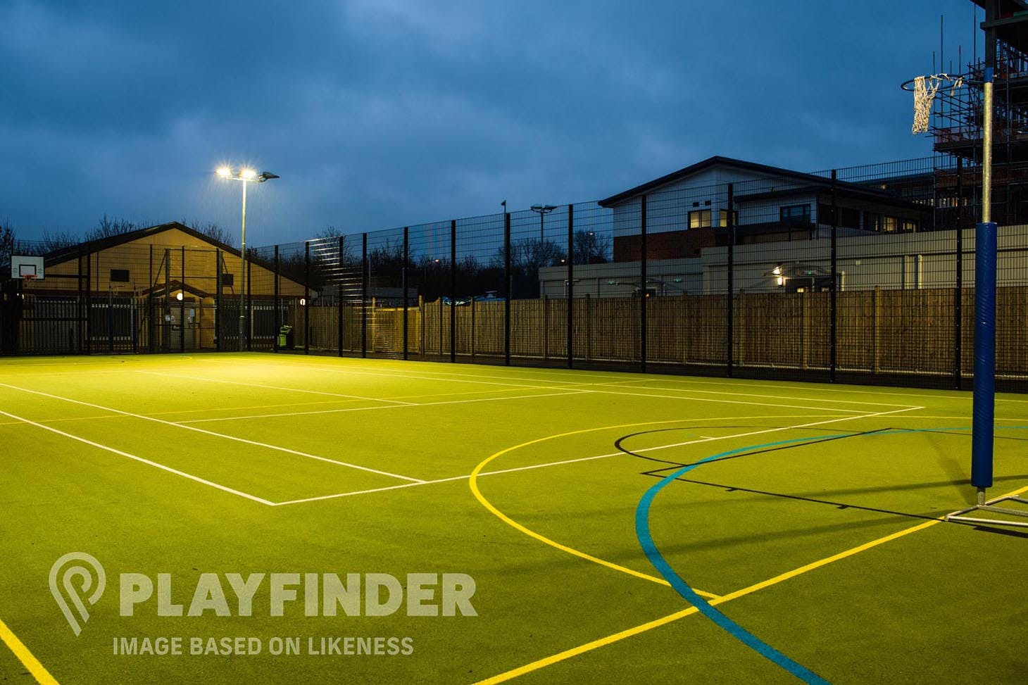 Isleworth Leisure Centre, Hounslow Netball Court Playfinder