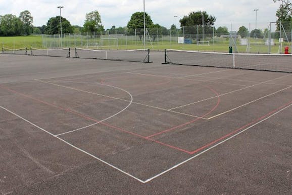 Harris Academy Purley Outdoor | Concrete tennis court