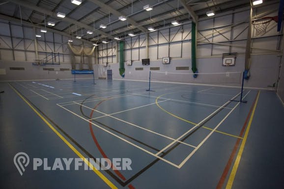 Oaks Park High School Indoor basketball court