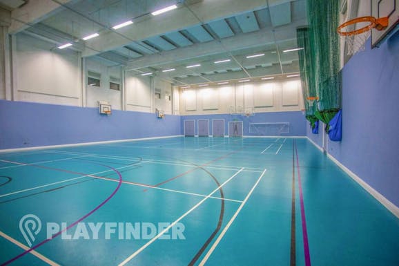 Mossbourne Victoria Park Academy Indoor basketball court