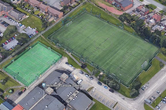 Middleton Leisure Centre 5 a side | 3G Astroturf football pitch