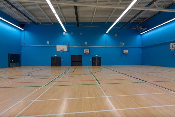 Morley Leisure Centre Indoor basketball court