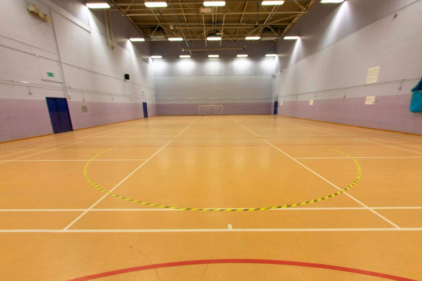 Rothwell Leisure Centre Indoor netball court
