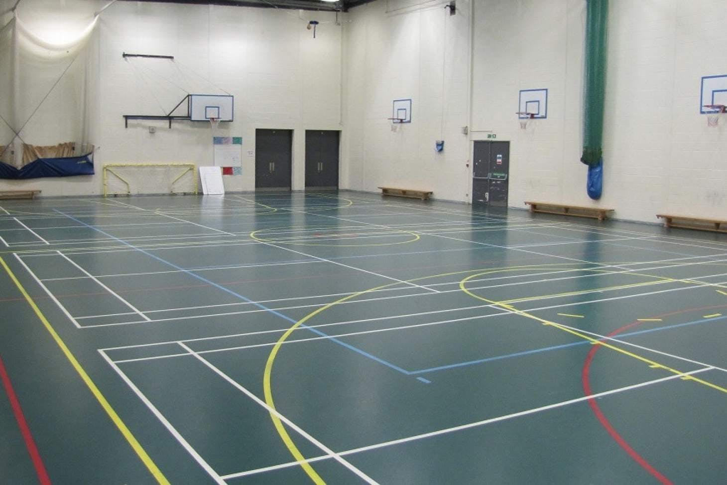 Miltoncross Academy Court | Sports hall volleyball court