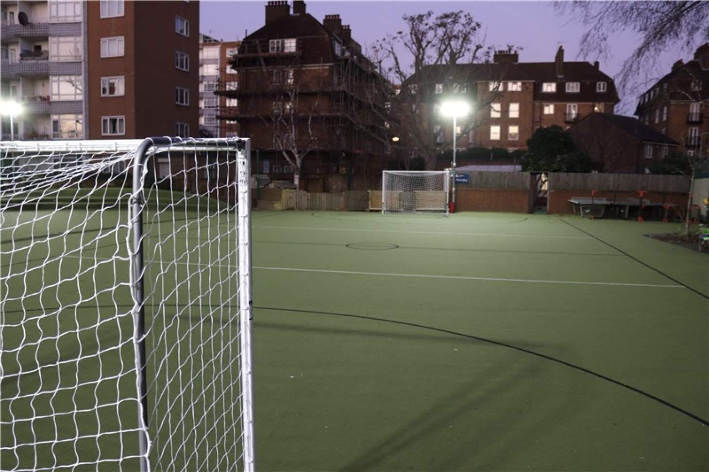Ashburnham Community Primary School Outdoor | Astroturf netball court