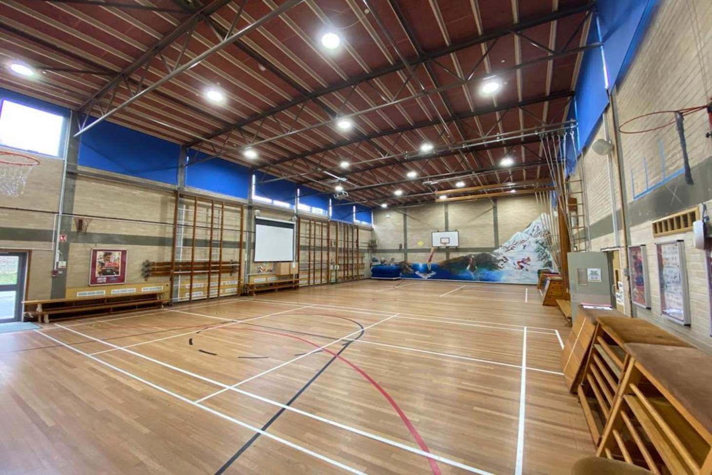 La Sainte Union School Court | Sports hall basketball court