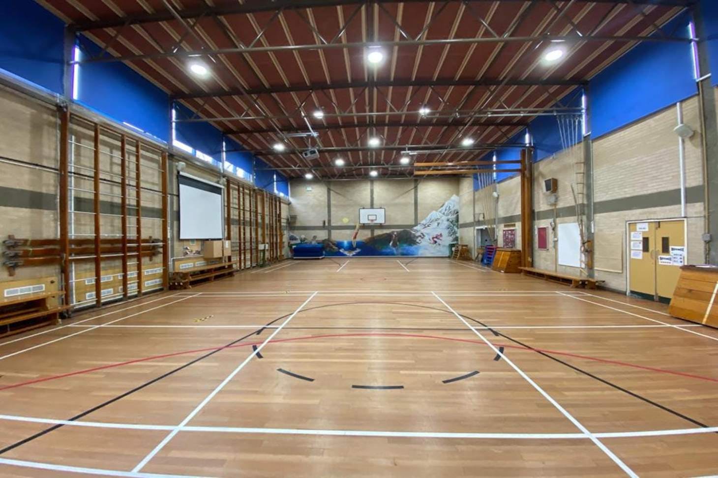 La Sainte Union School Indoor futsal pitch