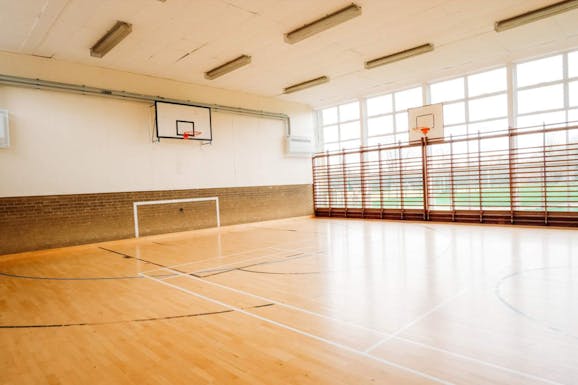 Barclay Academy Court | Gymnasium basketball court