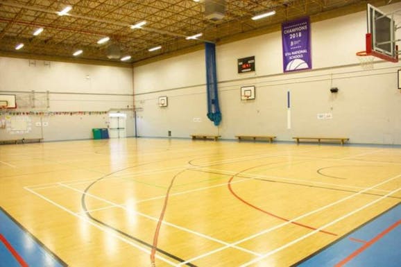Clapton Girls' School Indoor netball court