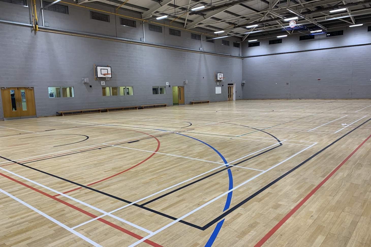Fairfield High School for Girls Indoor netball court