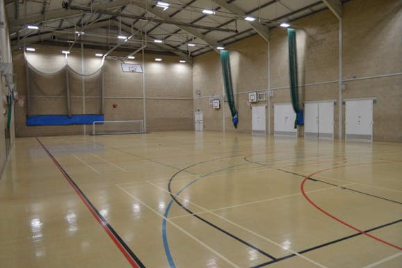 Willowbrook Leisure Centre Indoor badminton court