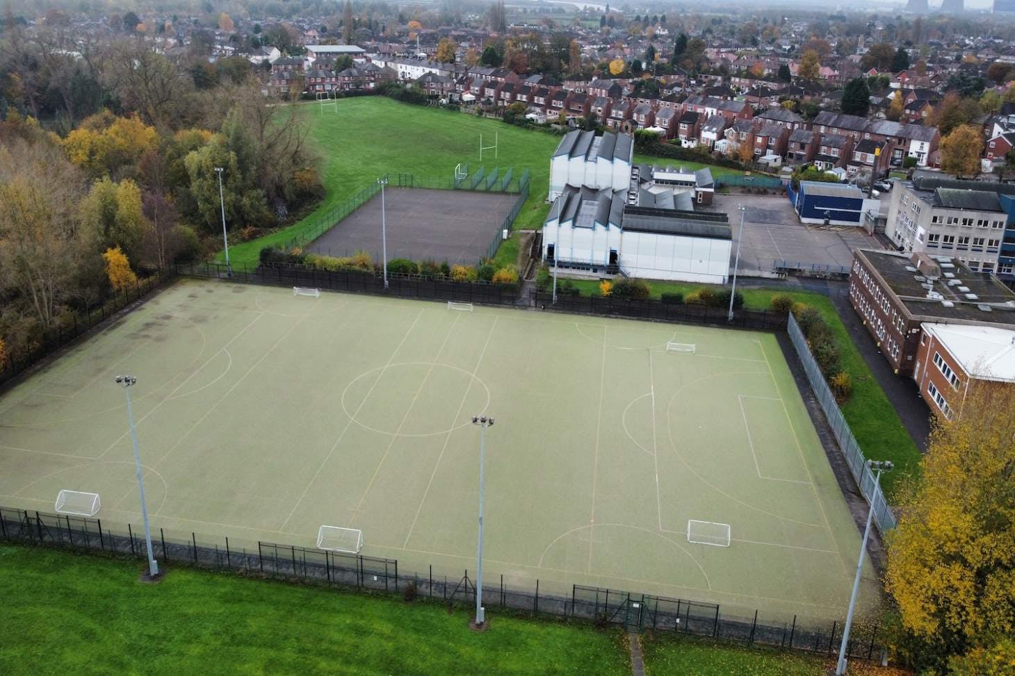 Penketh High School Outdoor | Hard (macadam) netball court