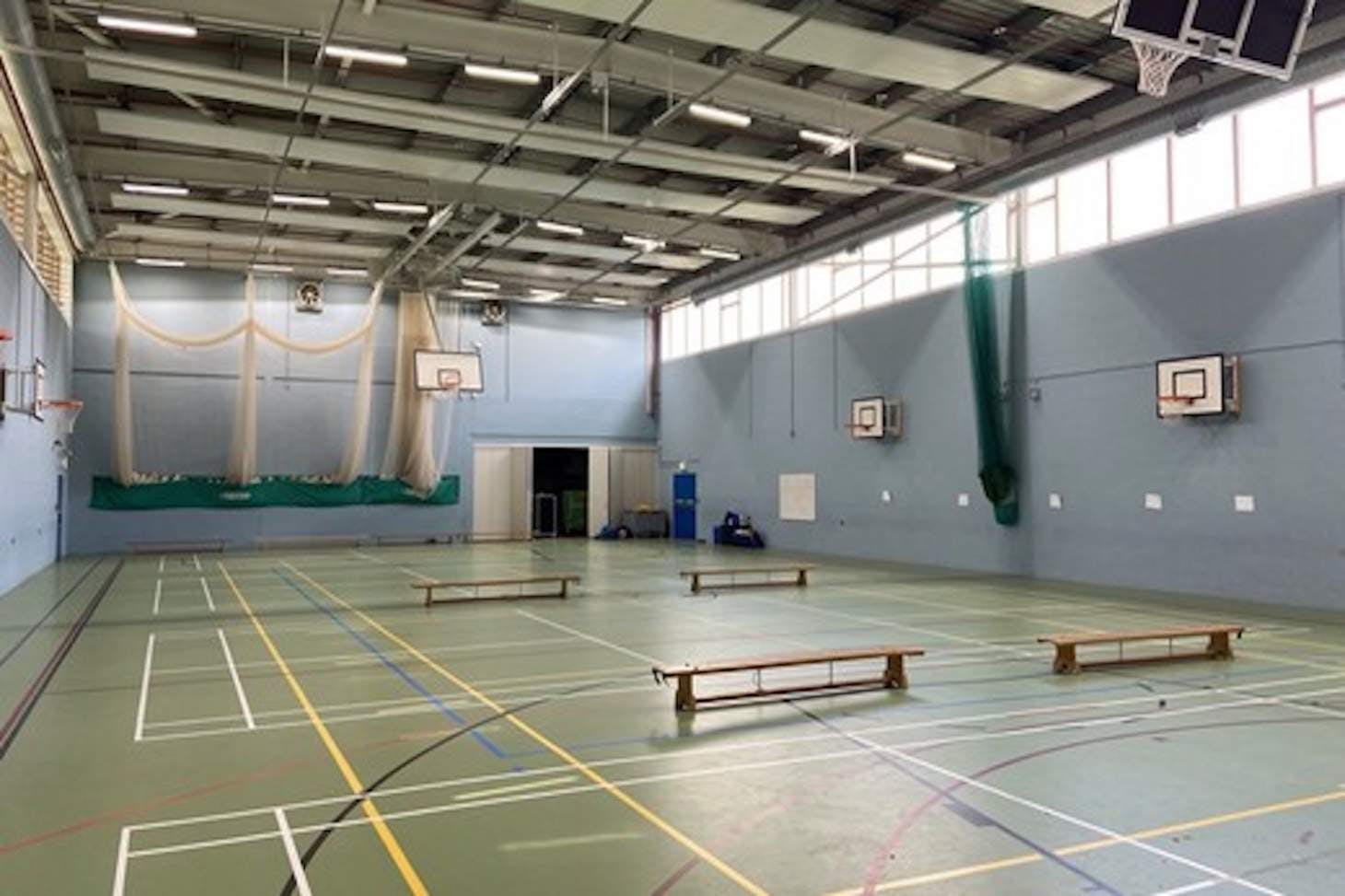 Whitecross Hereford Indoor netball court