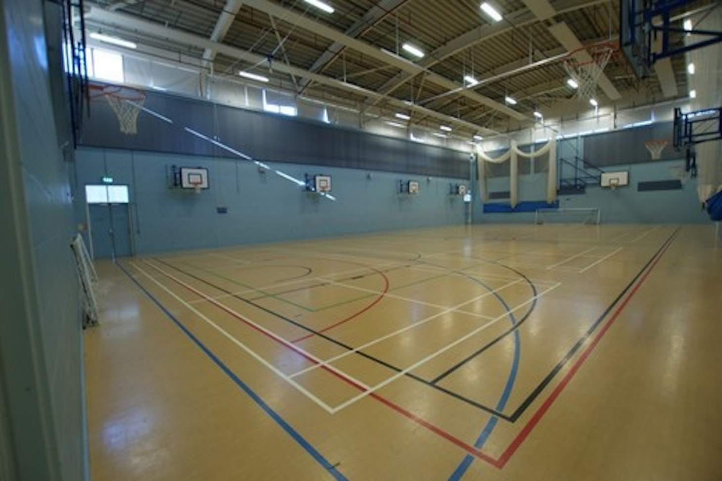 Melksham Oak Indoor basketball court