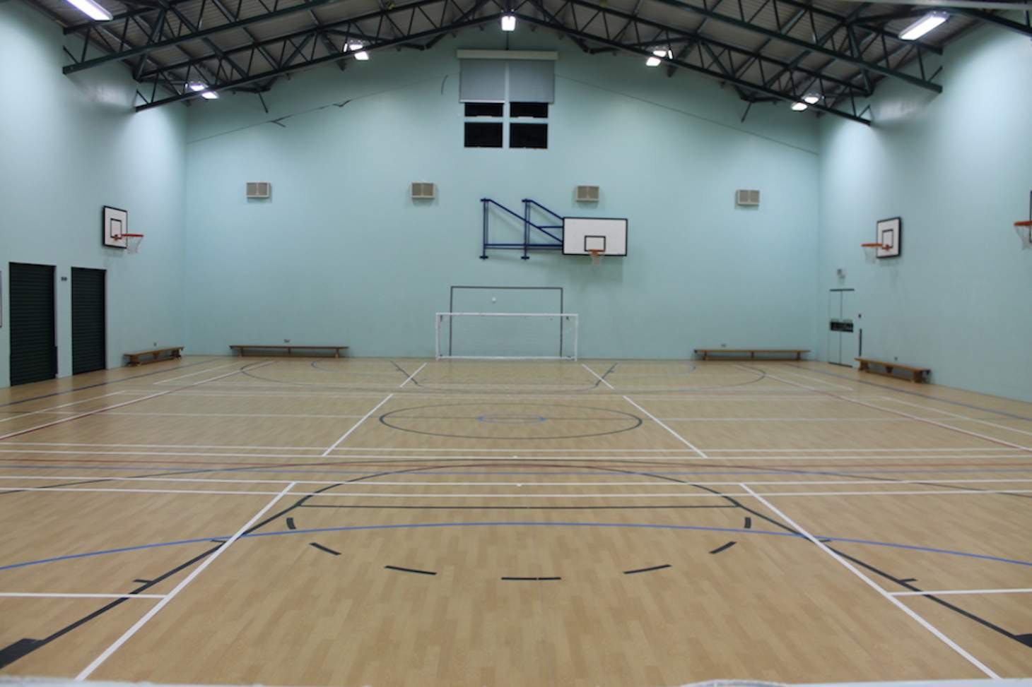 Whittington Green School Indoor netball court