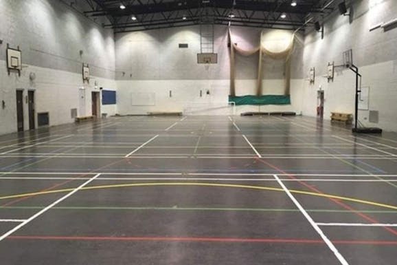Woodhey High School Indoor tennis court