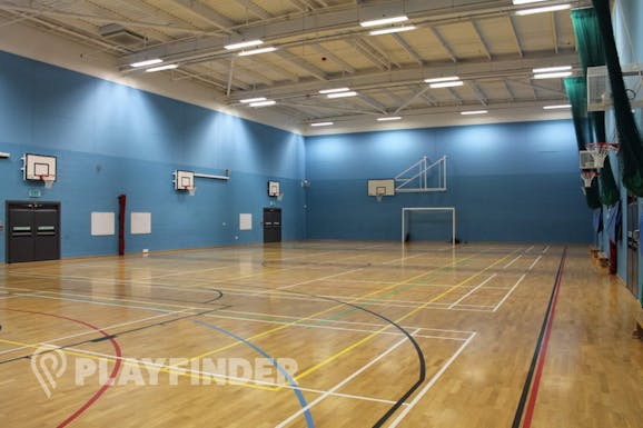 Shirebrook Academy Indoor basketball court