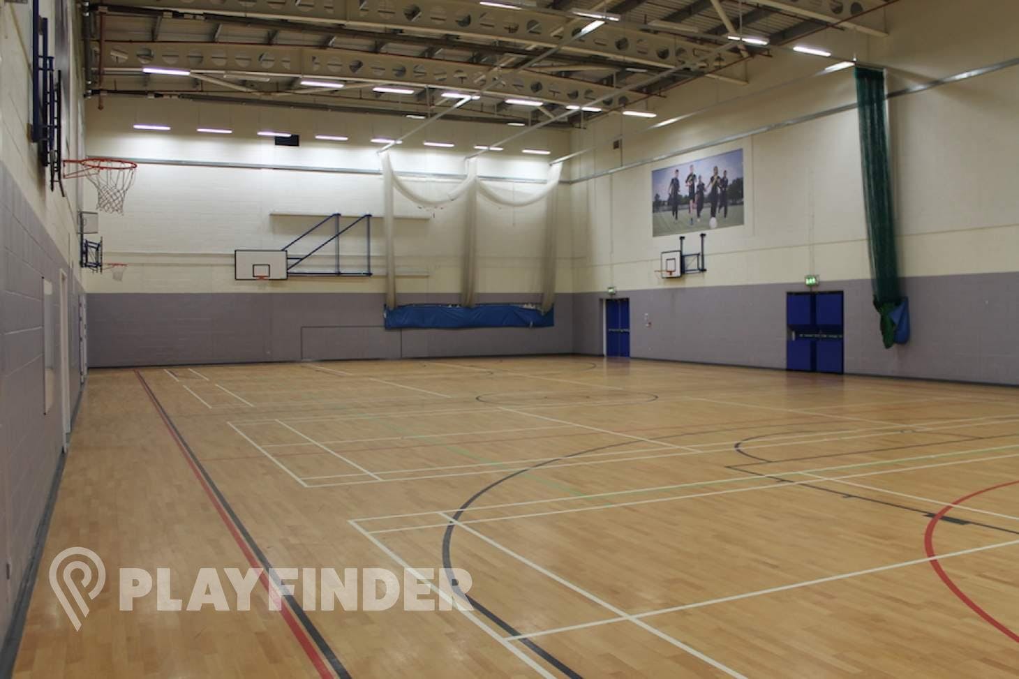 The Halifax Academy Indoor basketball court