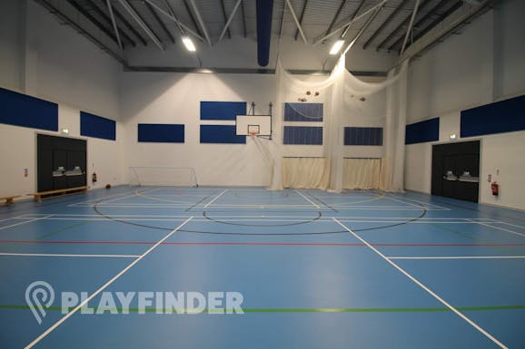 The Khalsa Academy Indoor badminton court