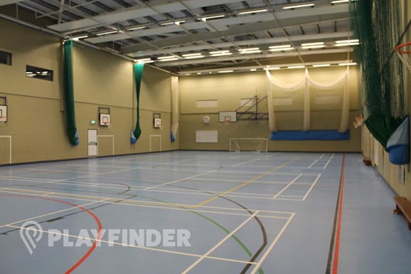 Tibshelf Community School Indoor basketball court