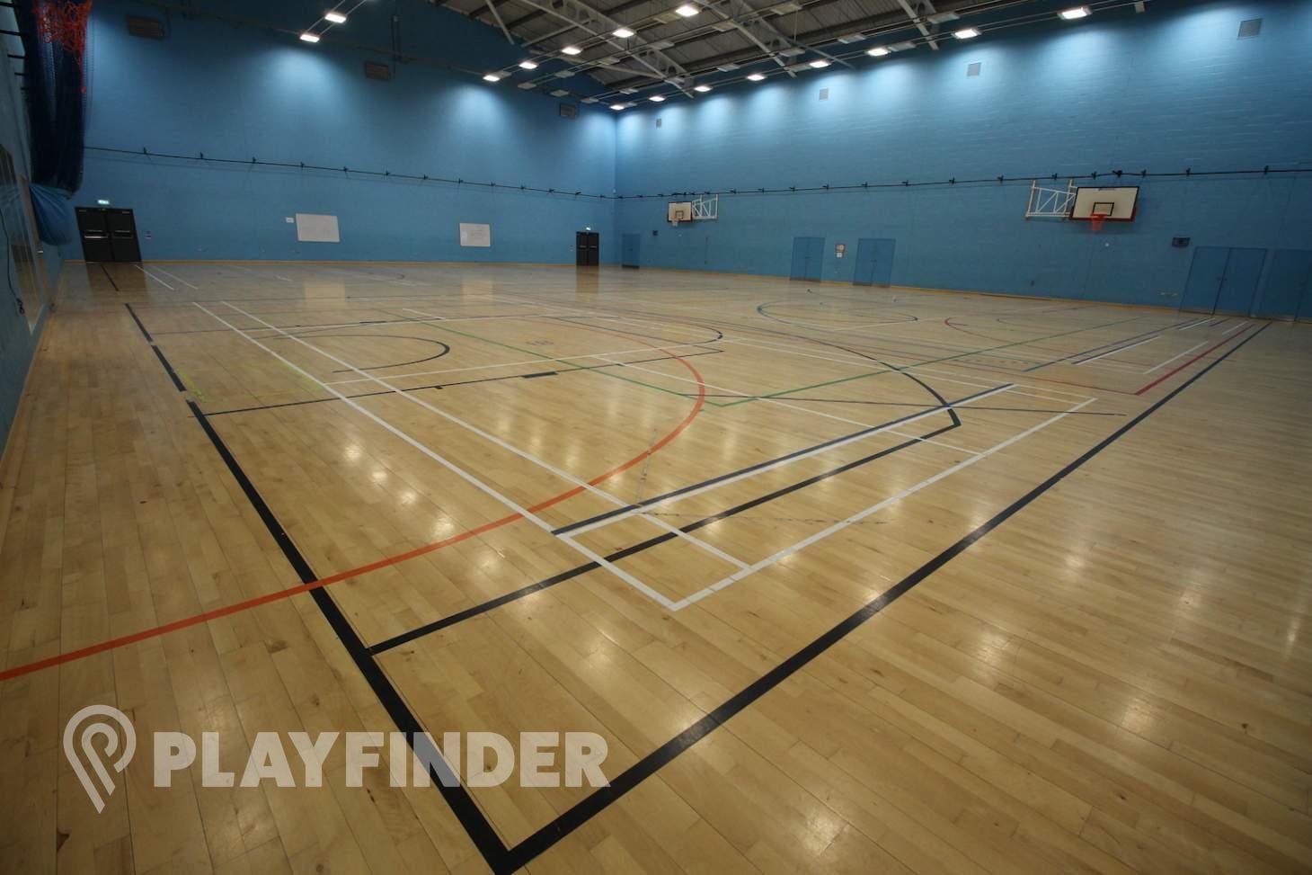 Vision West Nottinghamshire College Indoor basketball court