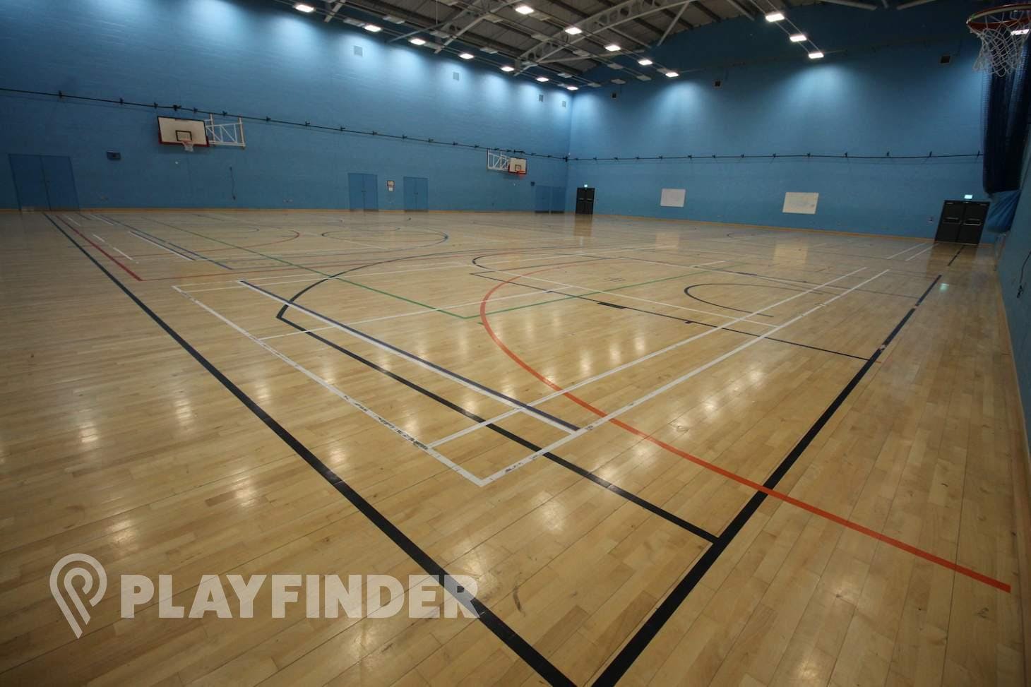 Vision West Nottinghamshire College Indoor netball court