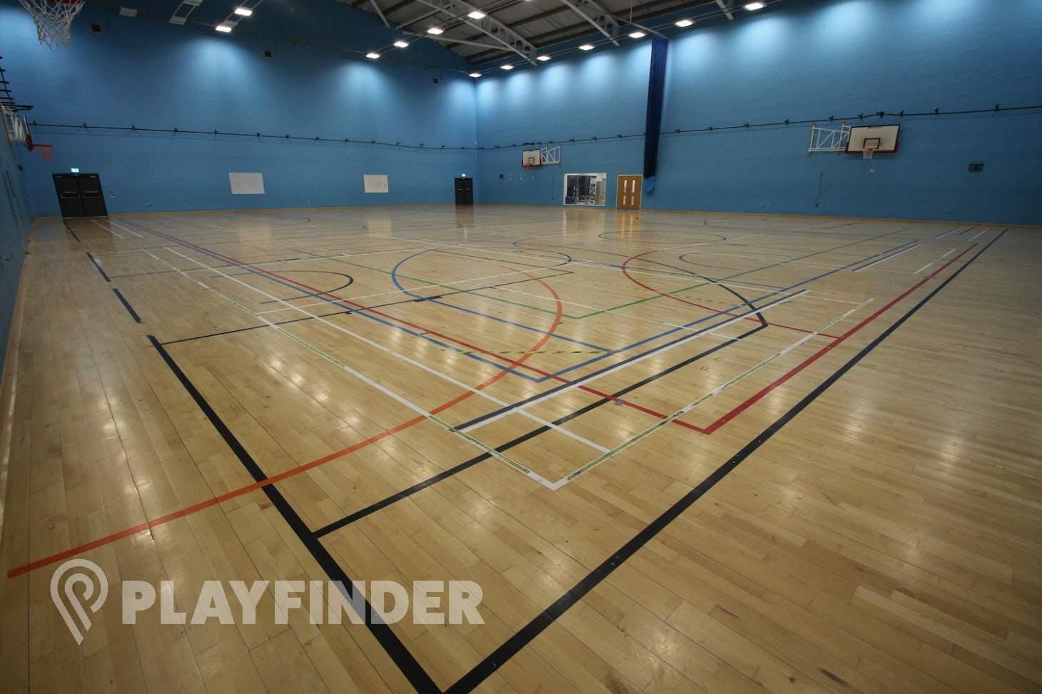 Vision West Nottinghamshire College Court | Sports hall volleyball court
