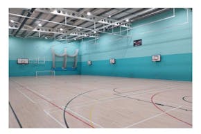 Manchester Communication Academy | Sports hall Volleyball Court