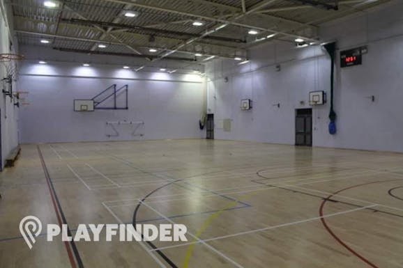 The Long Eaton School Half court | Indoor basketball court