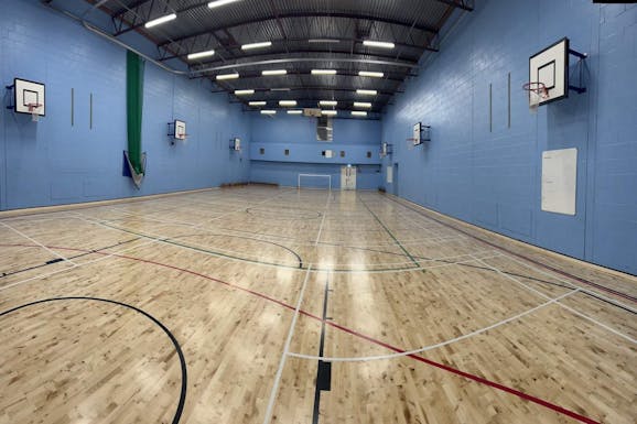 Broadlands Academy Indoor basketball court