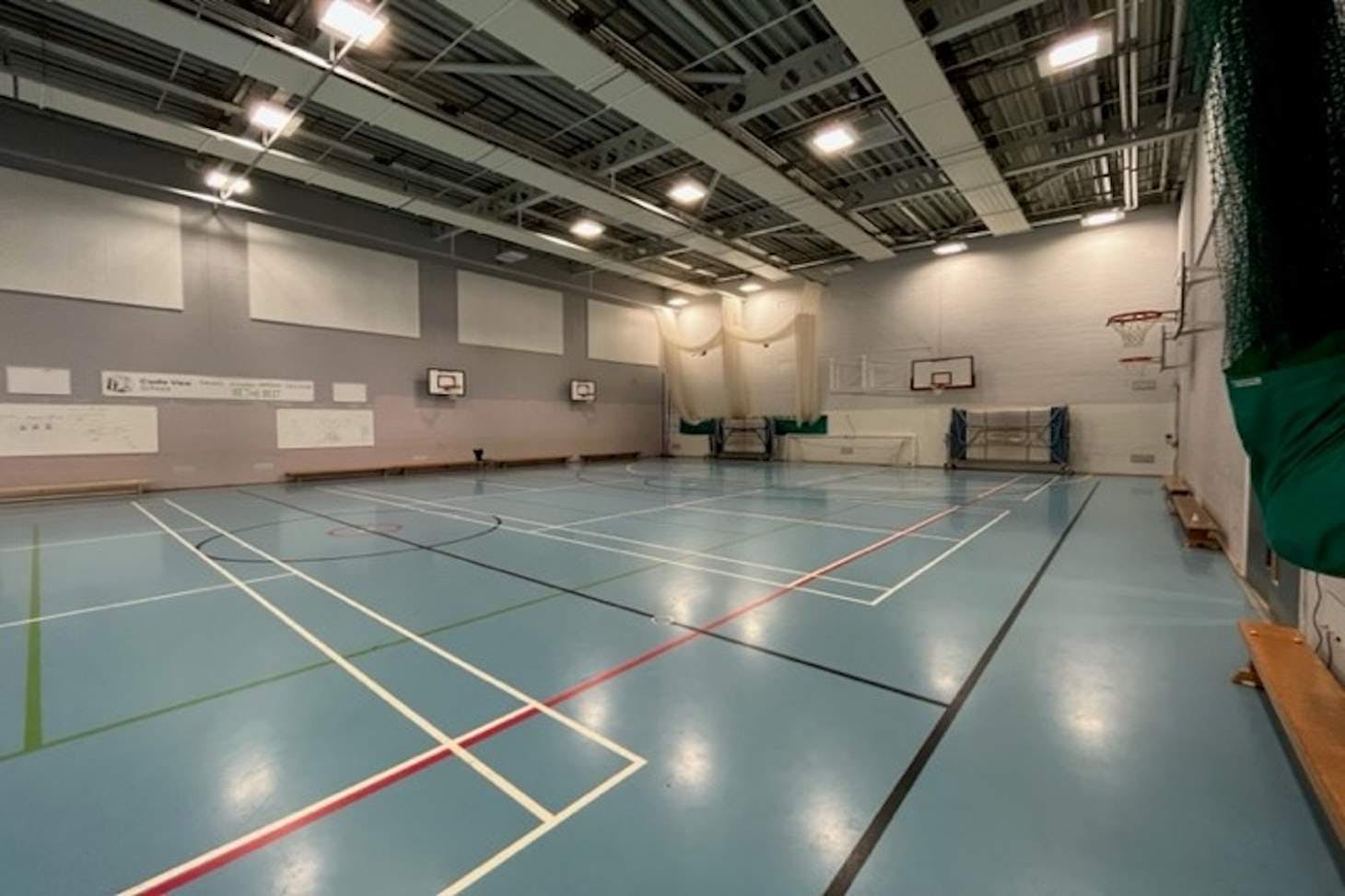 Castle View School Indoor cricket facilities