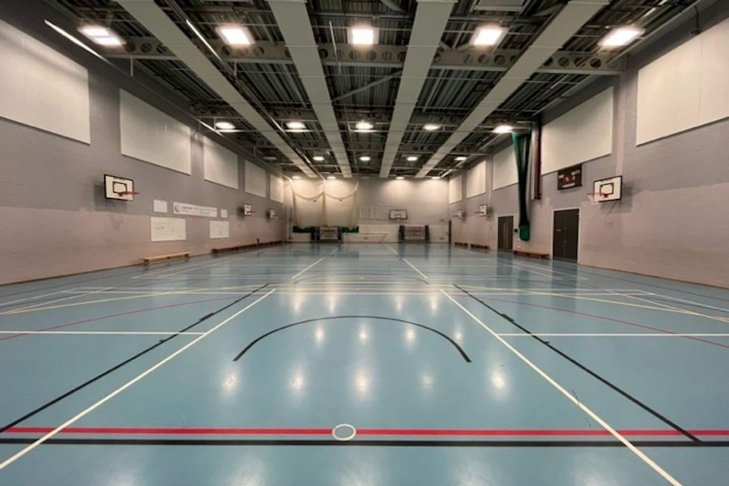 Castle View School Indoor netball court