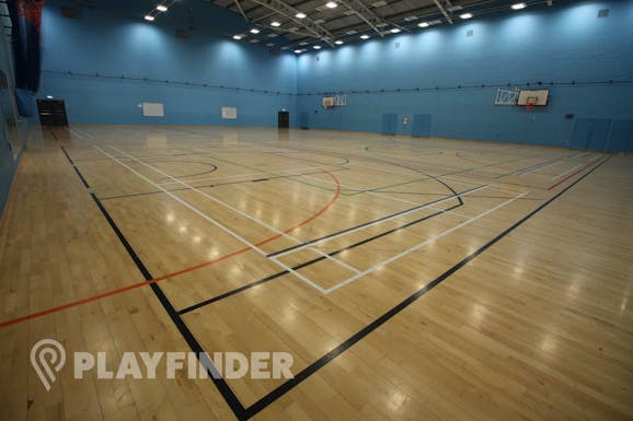 Vision West Nottinghamshire College Court | Sports hall volleyball court