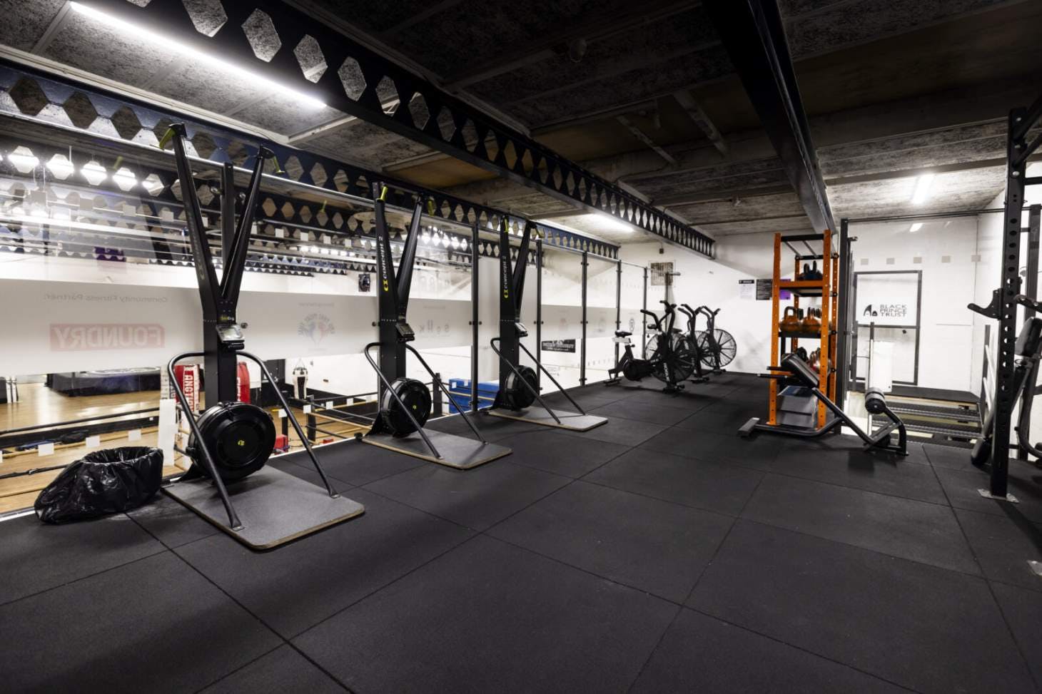 The Black Prince Trust Fitness studio gym