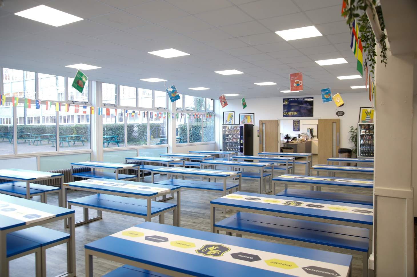 Shirley High School Dining hall space hire