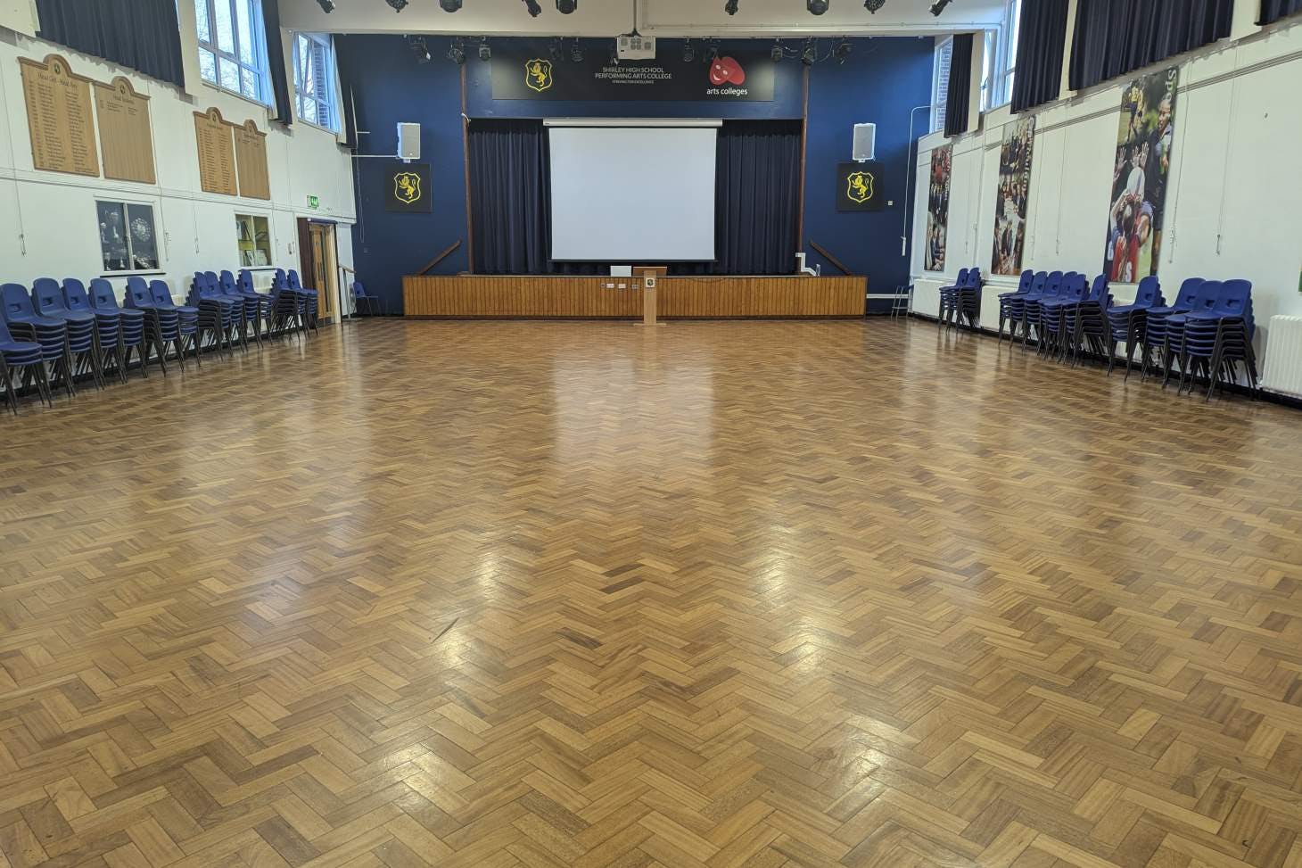Shirley High School Main hall space hire