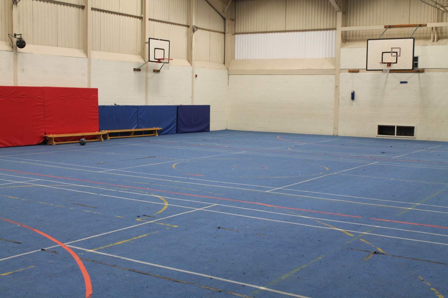 All Hallows Catholic College Court | Sports hall netball court