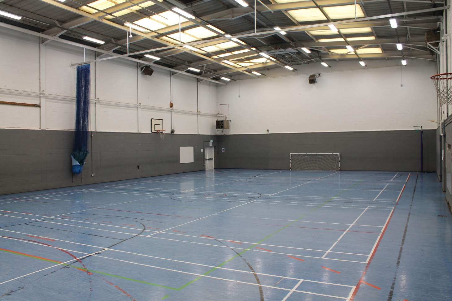Paget High School Court | Sports hall volleyball court