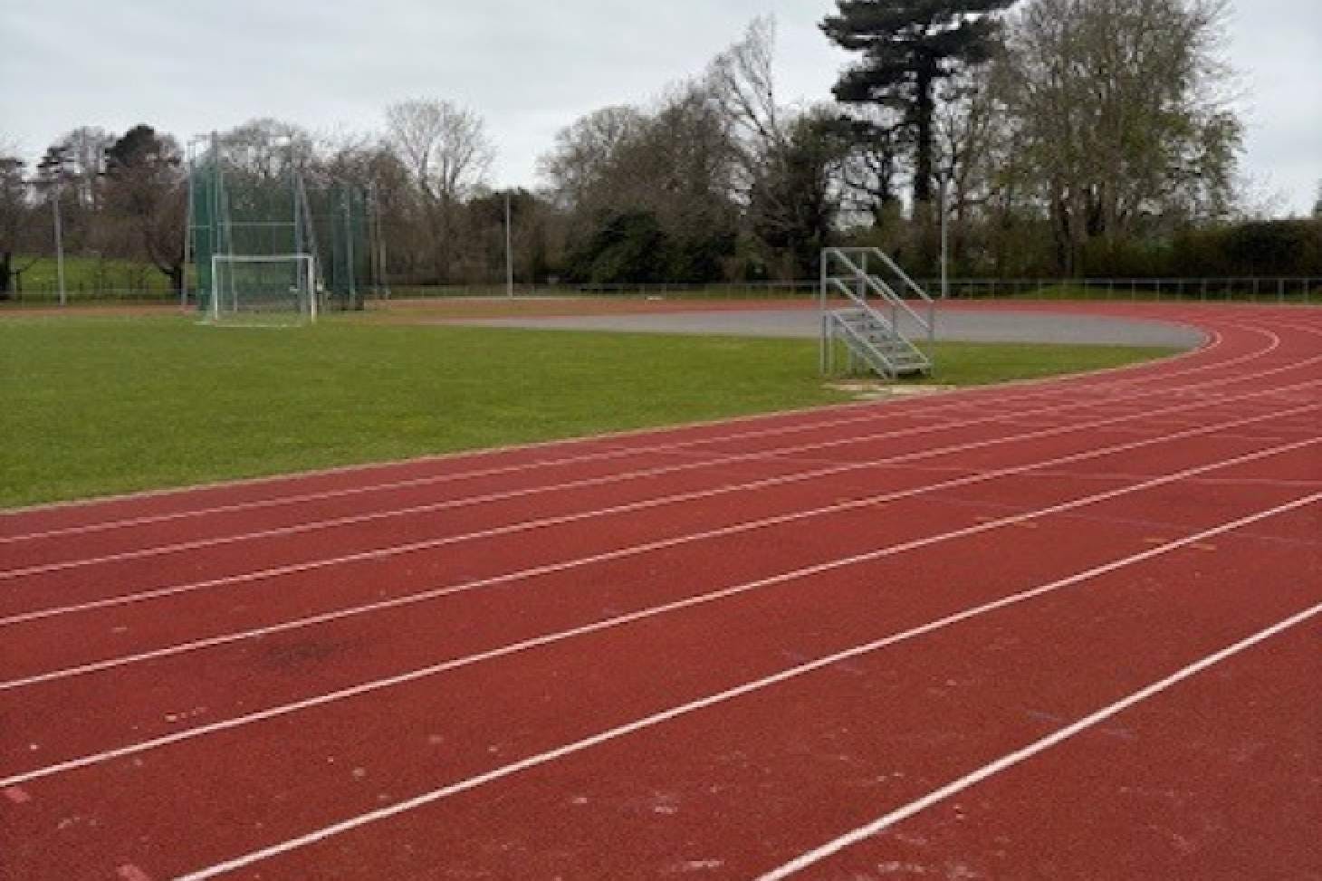 Woodcote High School Running track | Artificial athletics track