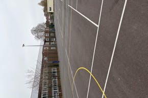 Woodcote High School | Concrete Netball Court