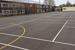 Woodcote High School | Concrete Netball Court
