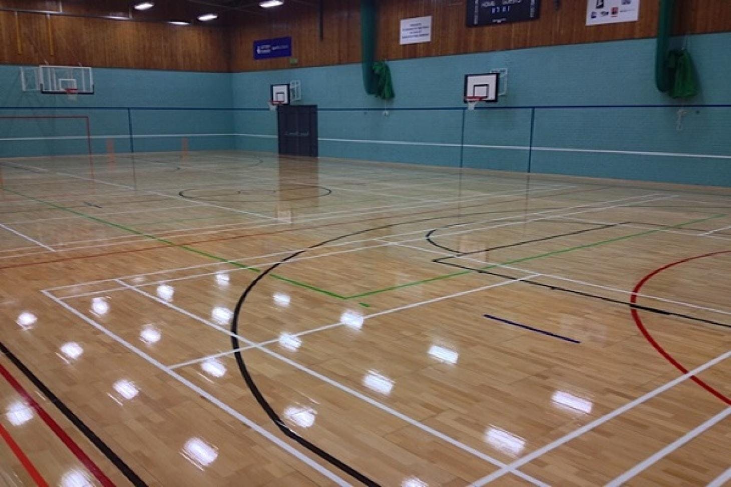 St Columba's College Indoor | Hard badminton court