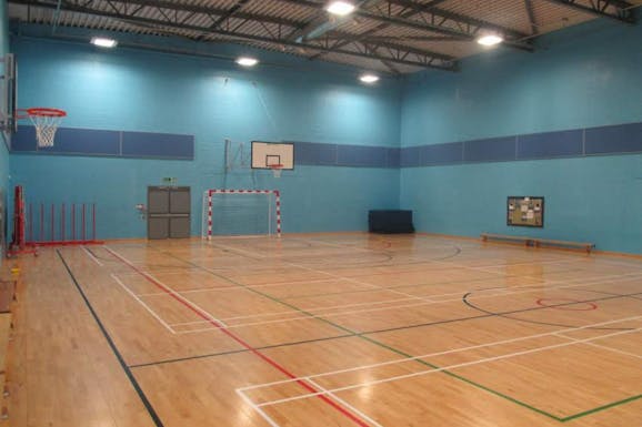 Prendergast Vale School Indoor futsal pitch