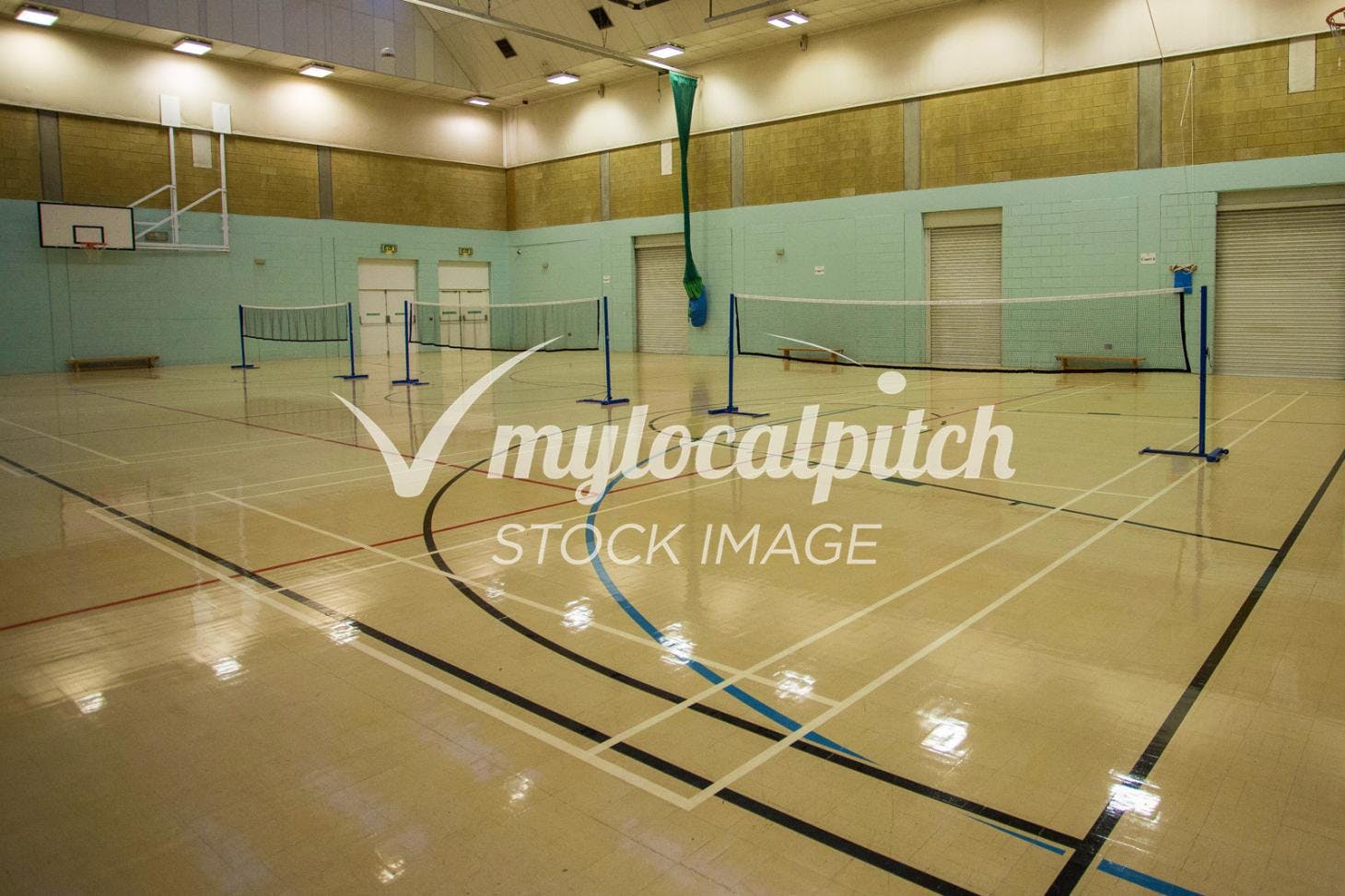 Tallaght Leisure Centre Indoor | Hard badminton court