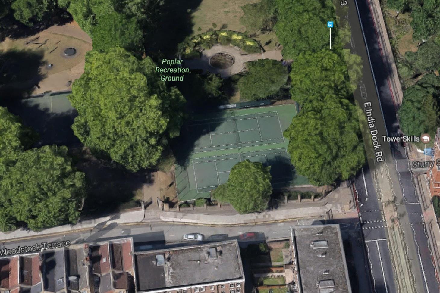 Poplar Recreation Ground, Tower Hamlets Tennis Court Playfinder