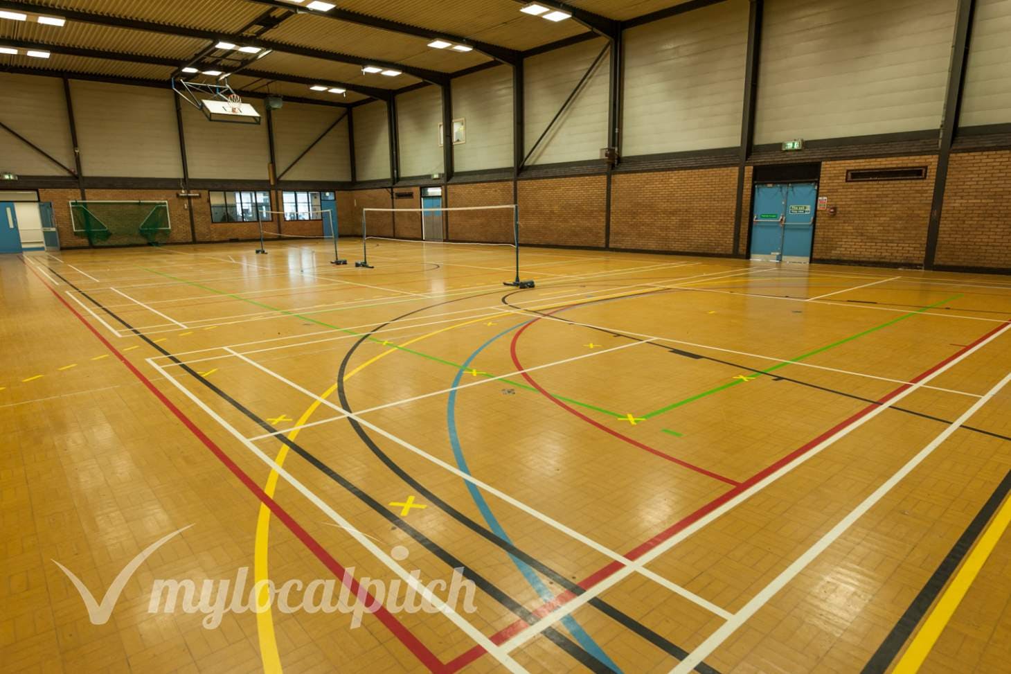 Clarendon Leisure Centre Indoor | Hard badminton court