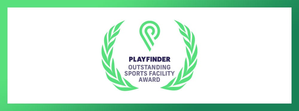 Playfinder Outstanding Sports Facility Award Logo