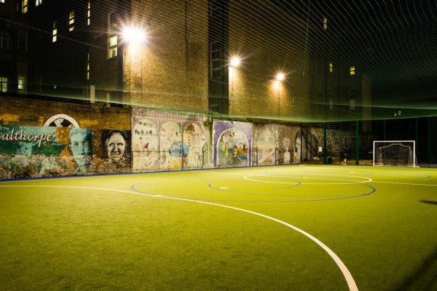Where to play football in London