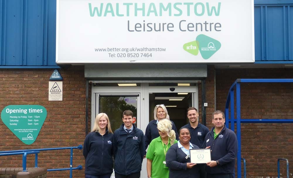 Walthamstow Leisure Centre Award Presentation